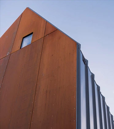 Corton Steel Facade in Bangalore