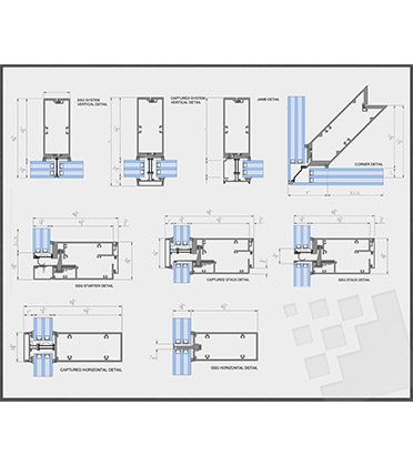 Semi Unitized Glazing