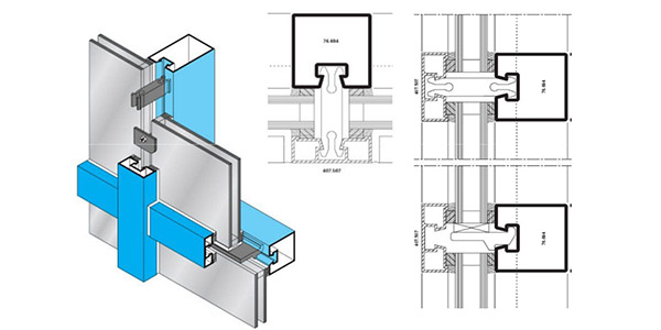 Semi Unitized Glazing