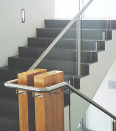 colour coated handrail